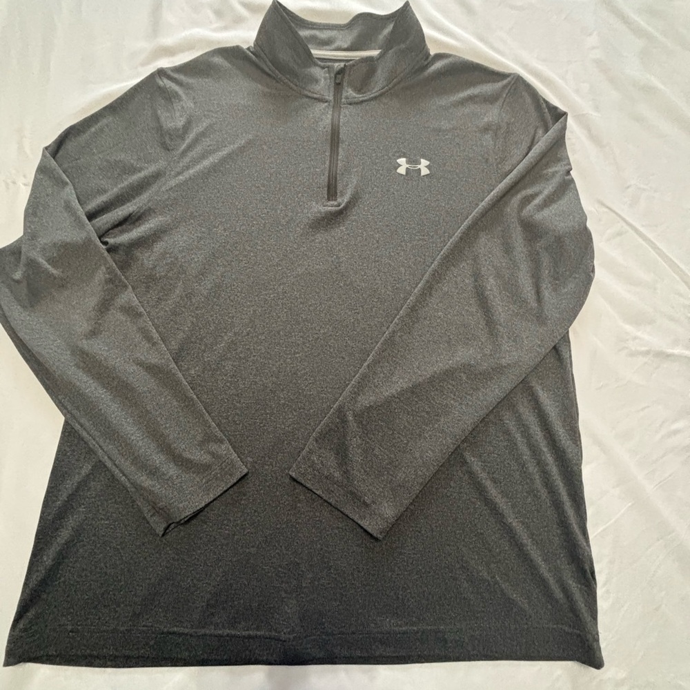 Men’s UA LG Gray Heather Performance Pullover